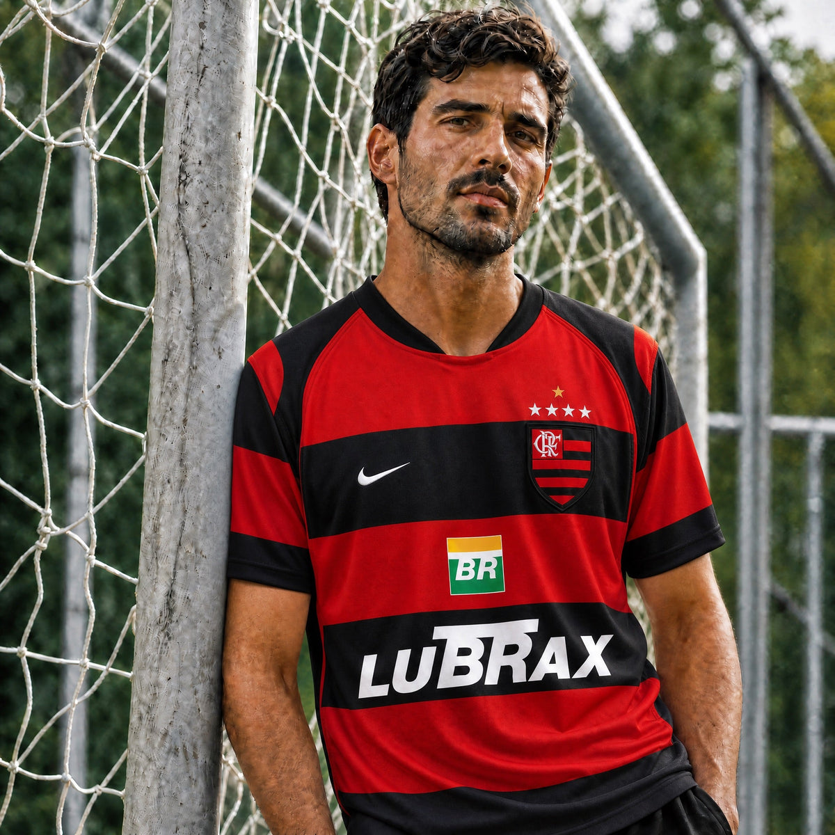 Dettaglio stemma Flamengo jersey vintage 2003/04