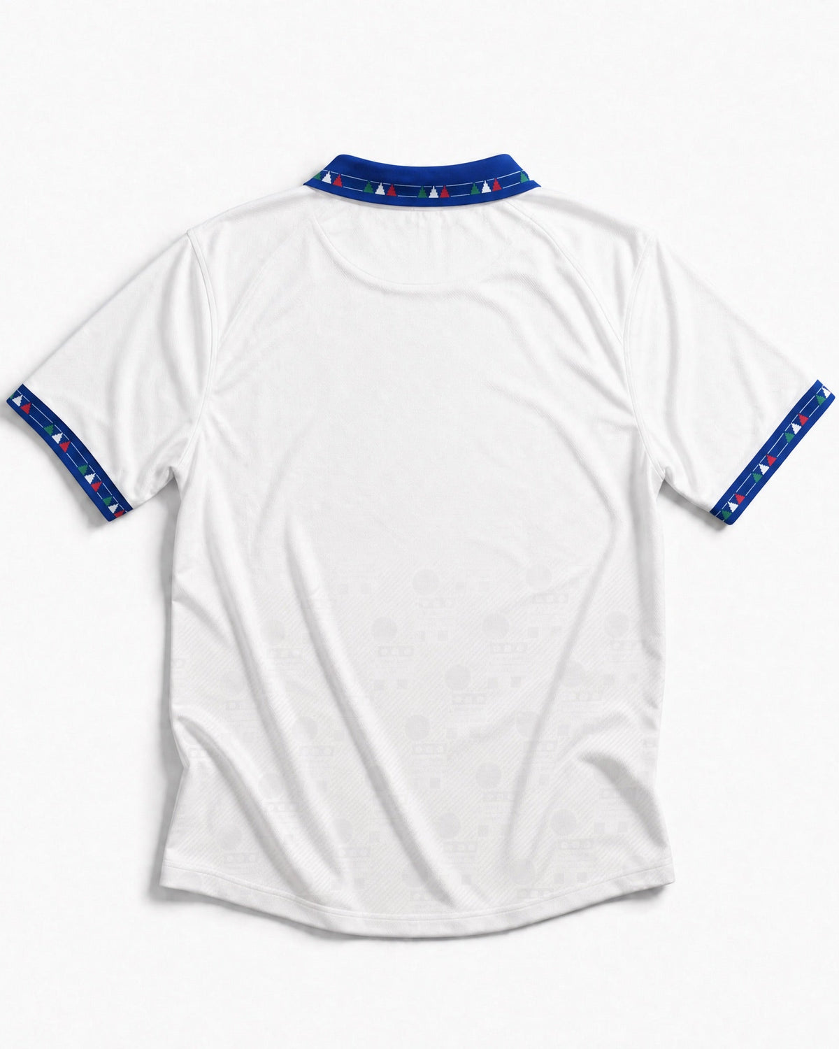 Retro maglia bianca Italia 1994 Baggio numero 10 blu con font originale.