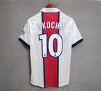 Maillot extérieur blanc du PSG 1998/99