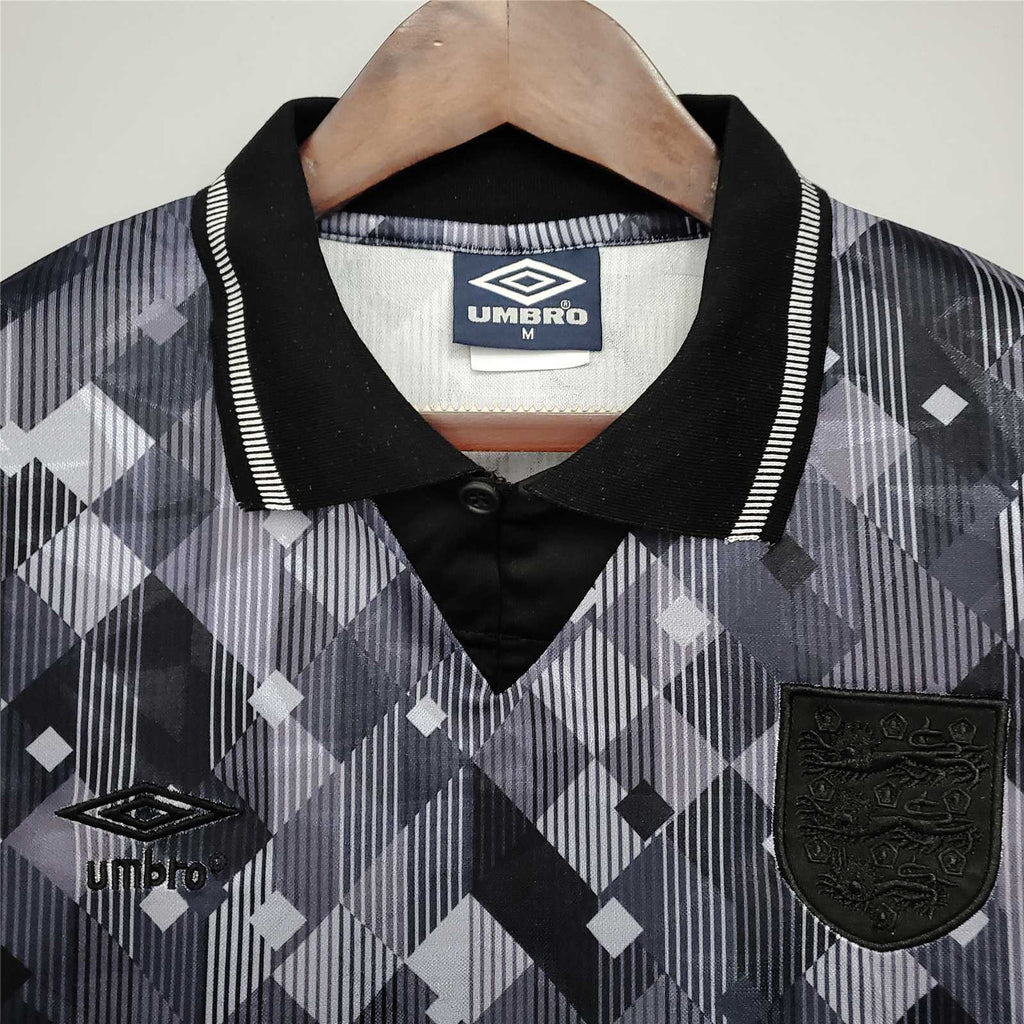 Inghilterra Maglia Away Black 1990