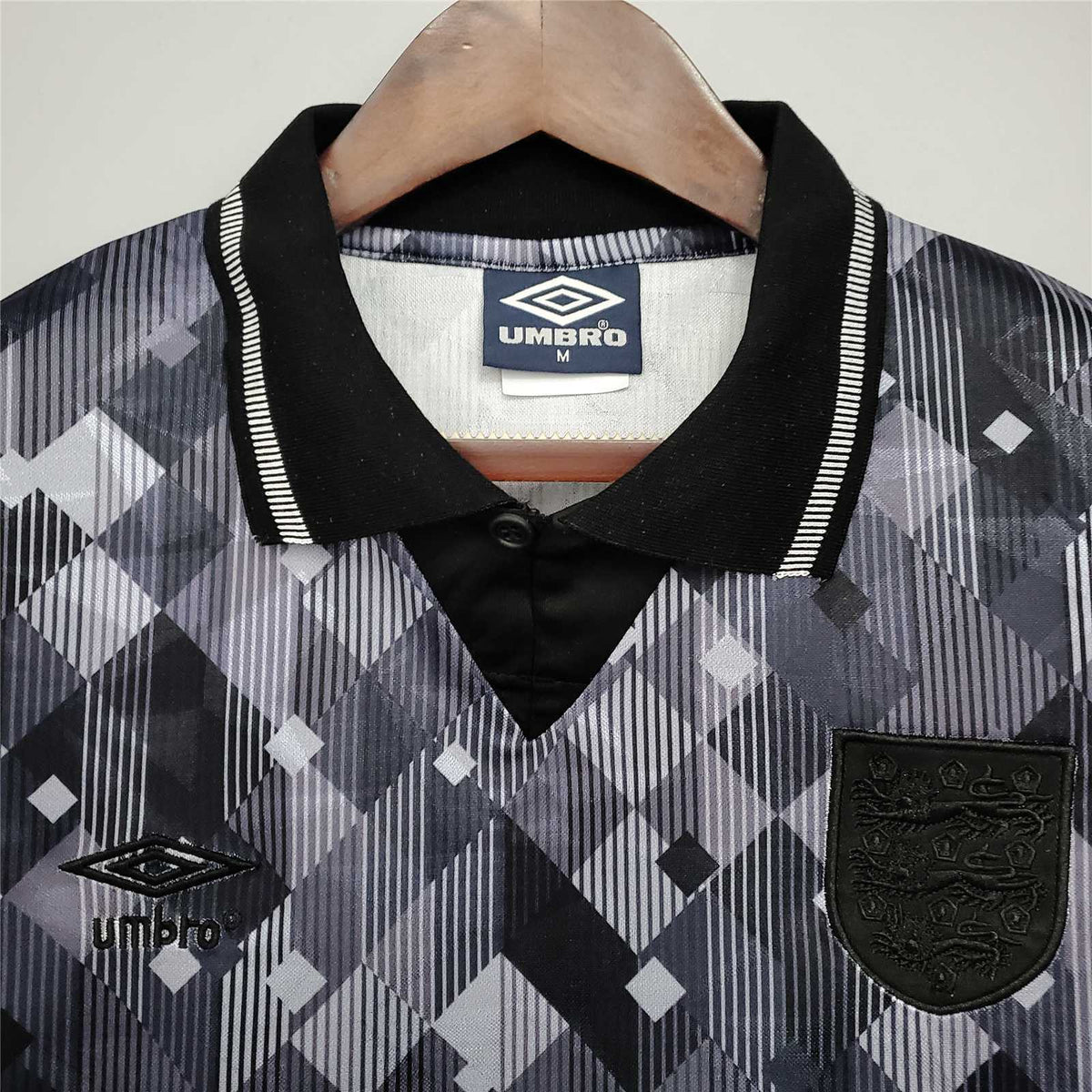 Inghilterra Maglia Away Black 1990