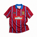 Aston Villa maglia home 1993/95 granata vista frontale completa
