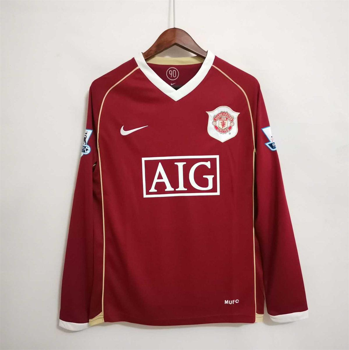 Man. United Trøje Home Premier League Long 2006/07