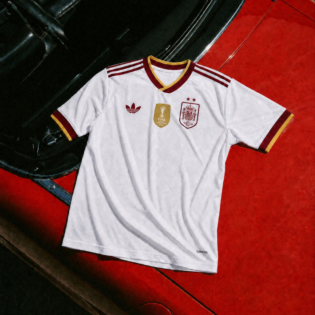 España Camiseta Away Victoria del Mundial 2026 (2 Estrellas)