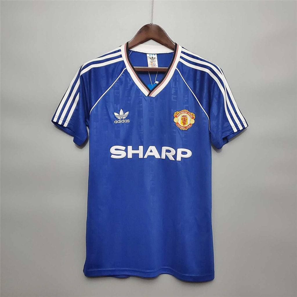 Man. United Trøje Ude Blå 1988/89