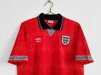 Inghilterra Maglia Away Red 1990