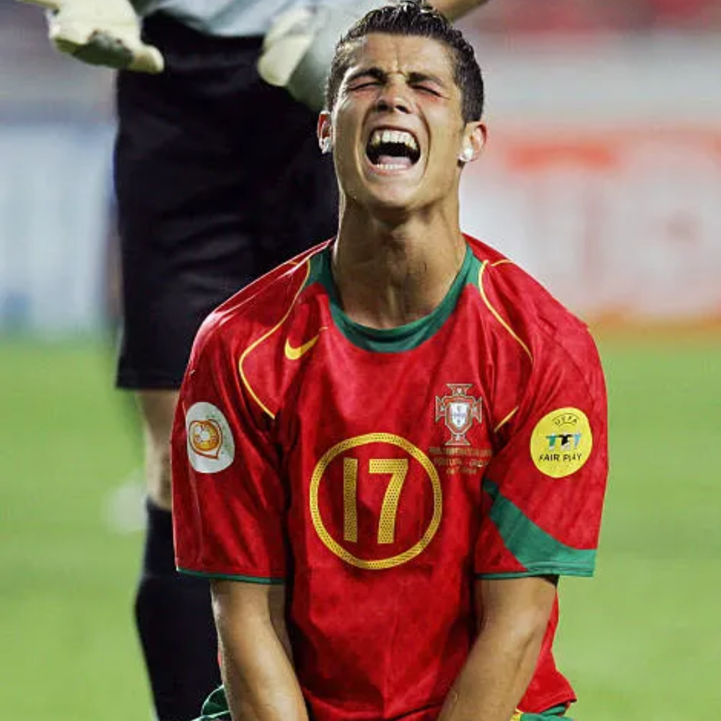 Cristiano Ronaldo CR7 Portugal Home Jersey 2004