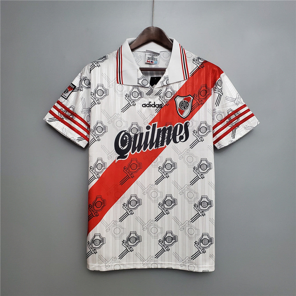Maillot domicile blanc de River Plate 1995/96