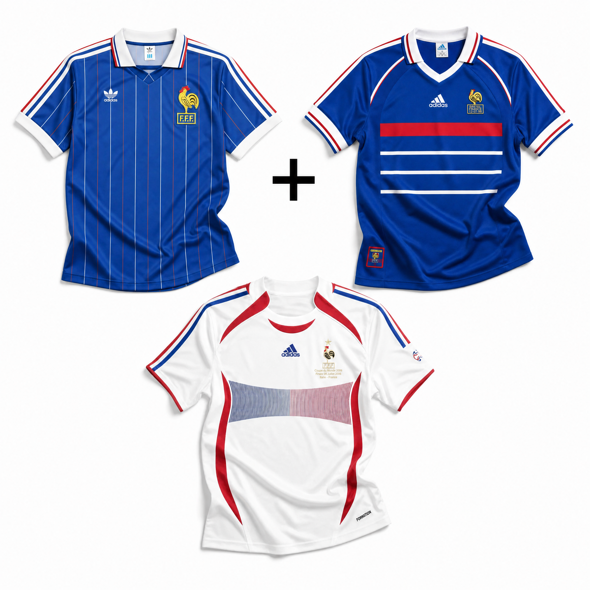 France 1982 + France 1998 + France Away 2006