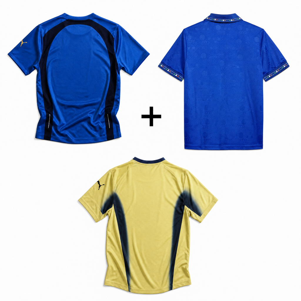 Italie 2006 + Italie 1994 + Italie Gardien 2006