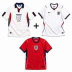 Inghilterra 1998 + Inghilterra Home 2026 + Inghilterra Away 2026