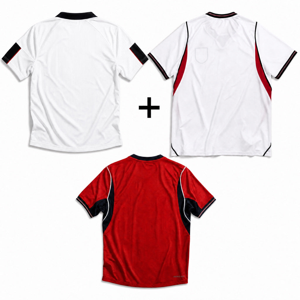 Inghilterra 1998 + Inghilterra Home 2026 + Inghilterra Away 2026