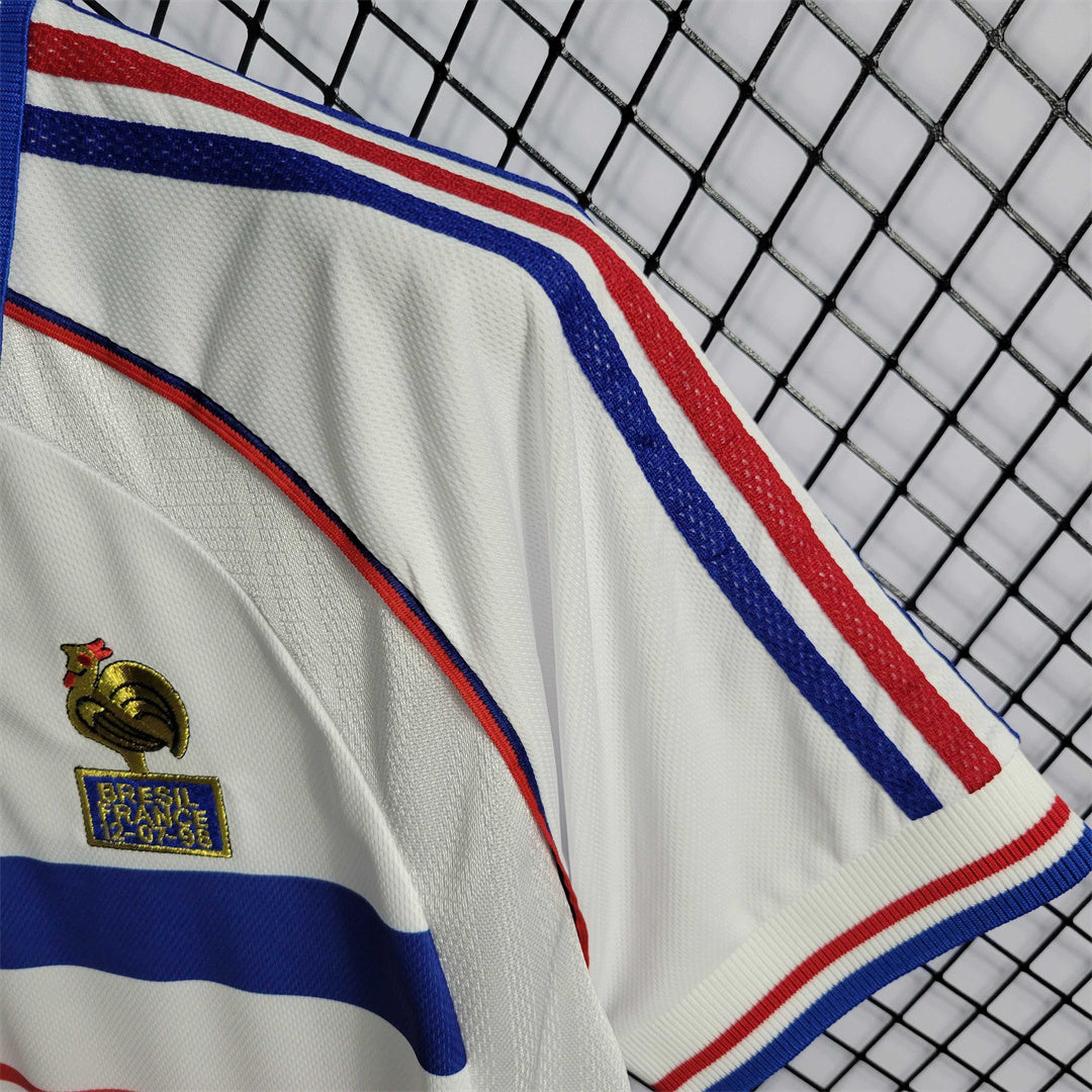 France Away White Jersey 1998