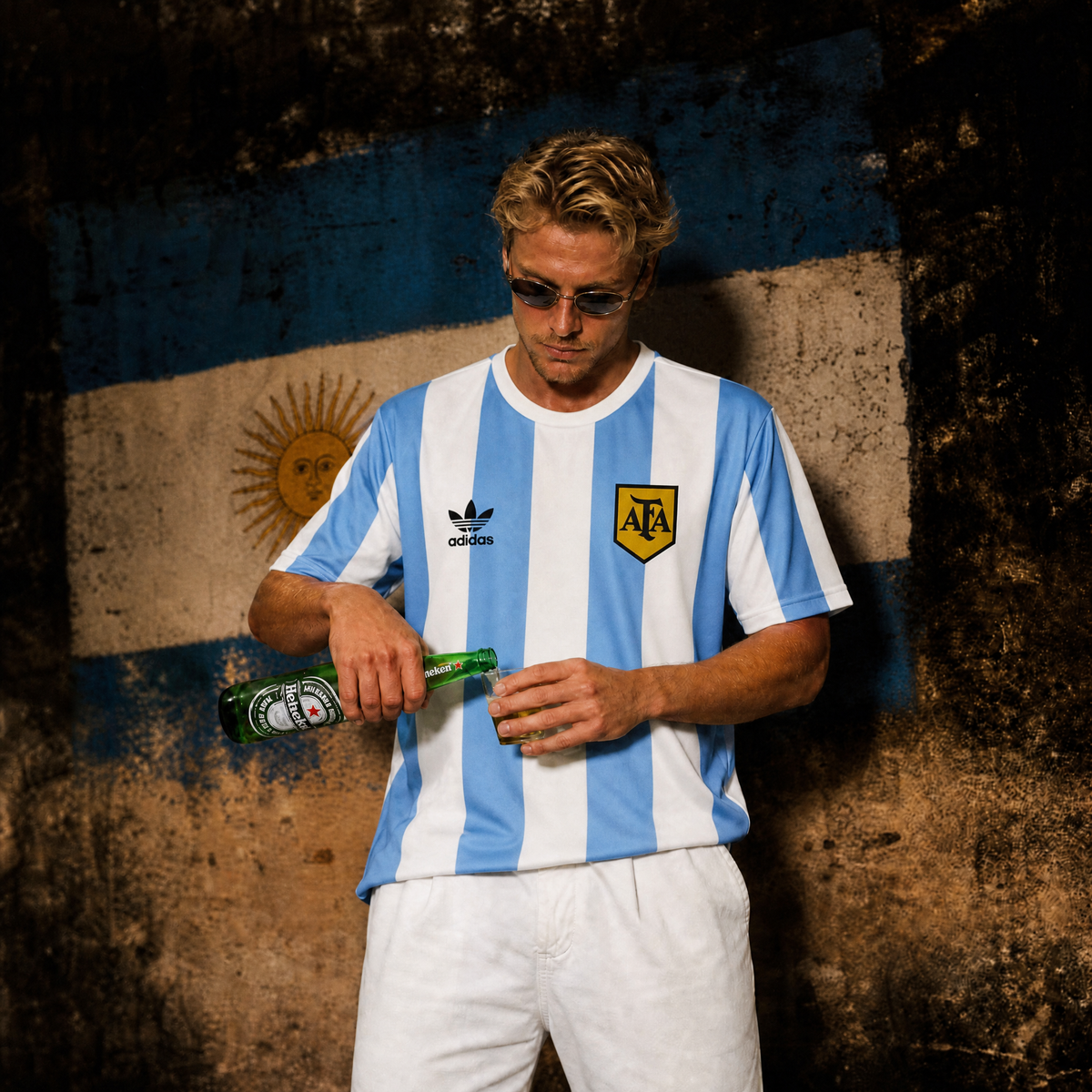 Argentina Maglia Home 1978 Vittoria Mondiali - Retro Soccer Kit
