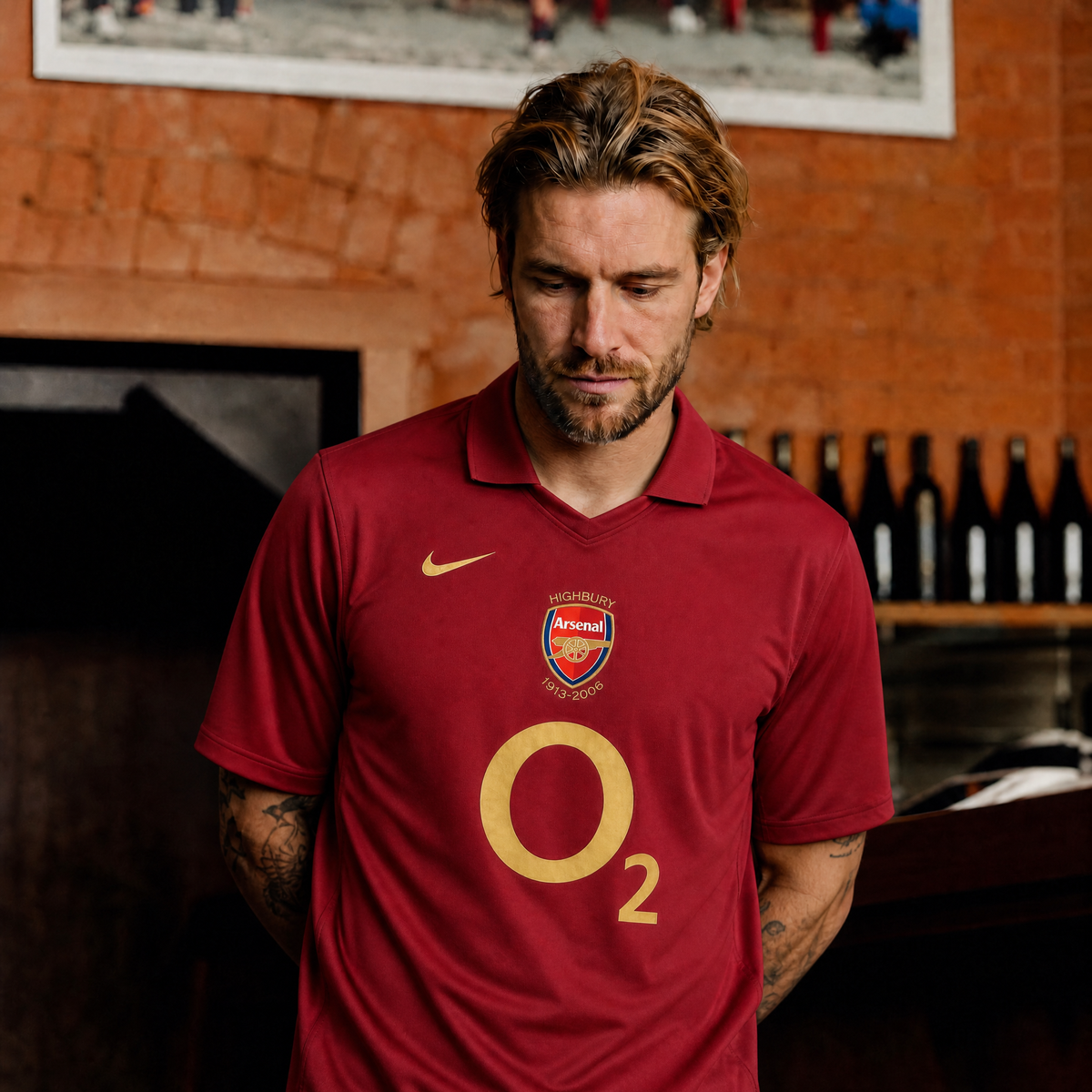 Arsenal Trøje hjemme 2005/06 sidste kamp på Highbury