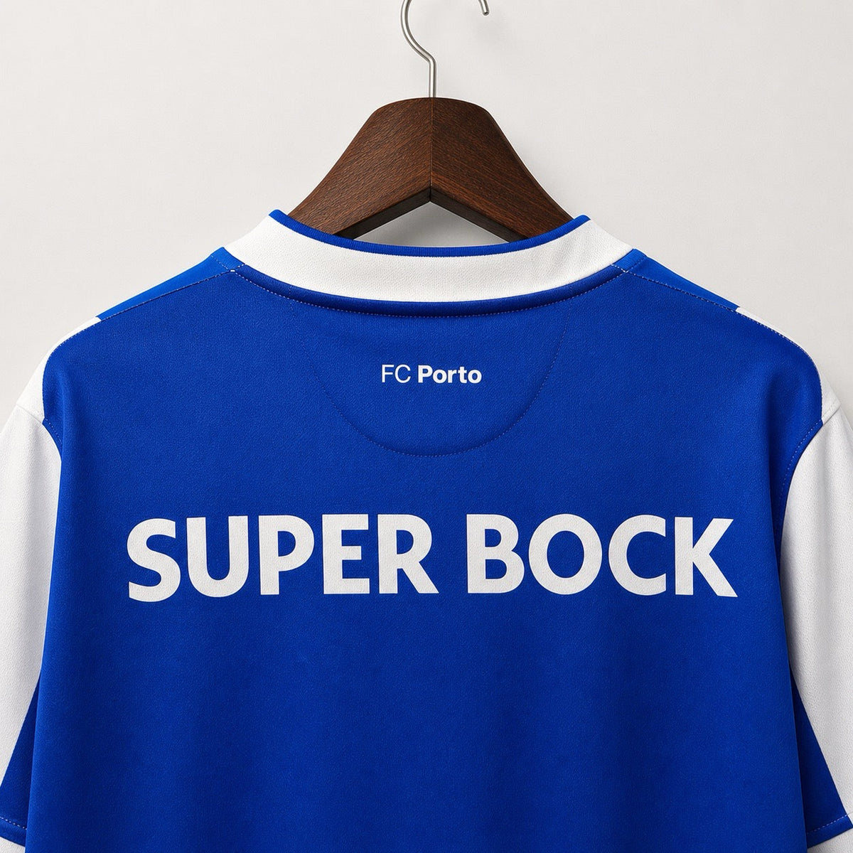 Dettaglio tessuto Porto jersey blu e bianca vintage