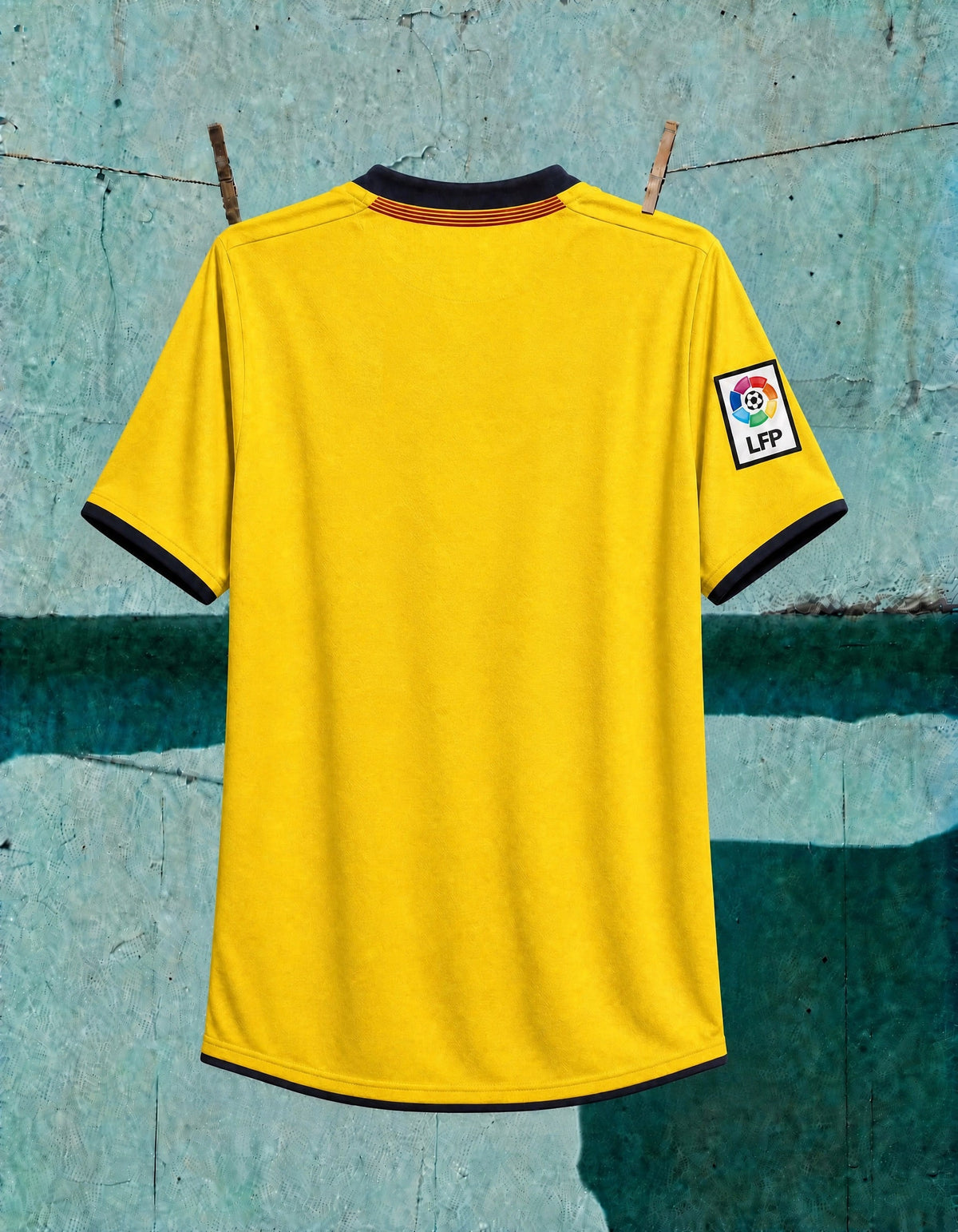 Dettaglio stemma FC Barcelona maglia away 2008/09