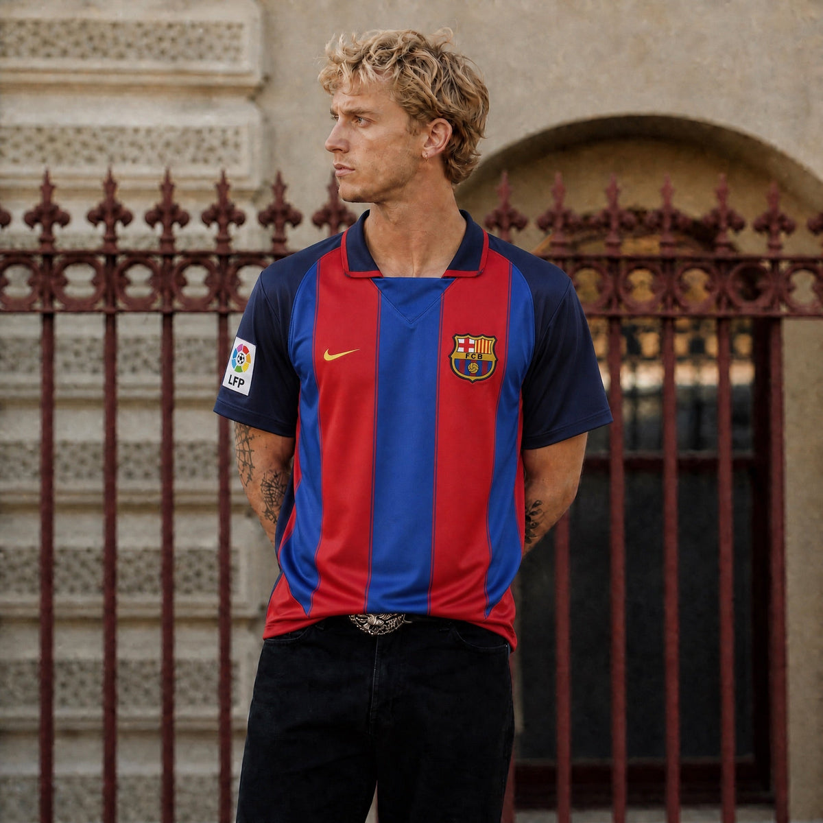 Barcellona Maglia Home 2003/04 - Retro Soccer Kit