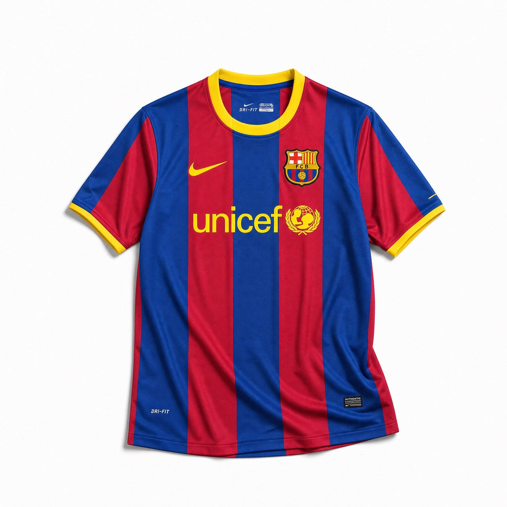 Maglia home Barcellona Final UCL 2010/11 vista frontale
