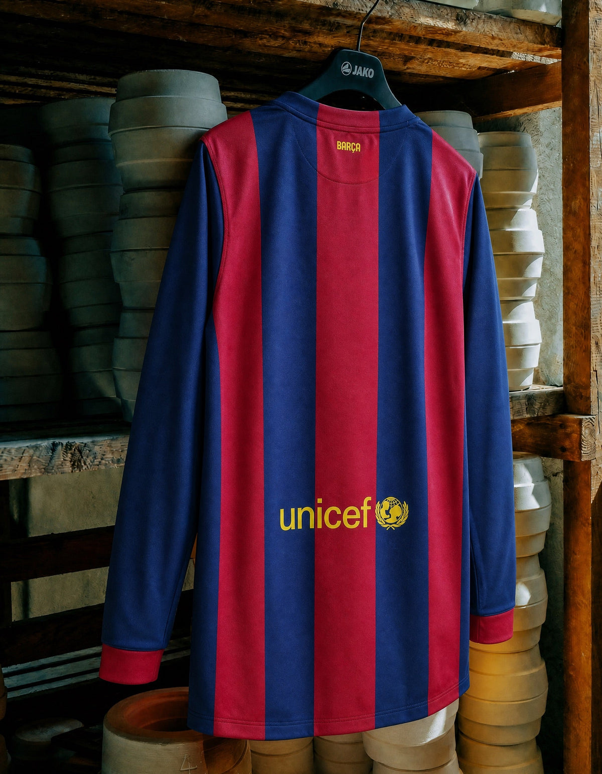 Barcelona Trøje Hjemme Langærmet 2014/15