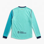 Maglia Barcellona 2026/27 third manica lunga vista posteriore dettaglio tessuto
