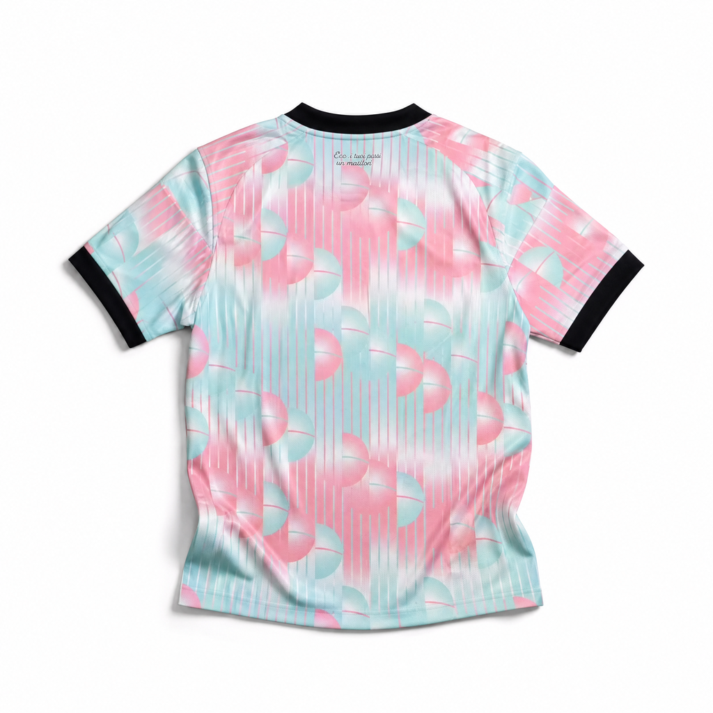 Maglia Belgio 2026 away dettagli rosa e verde chiaro texture moderna calcio nazionale
