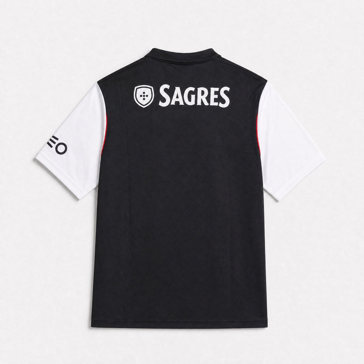 Retro maglia Benfica Away 2013/14 nera con maniche bianche
