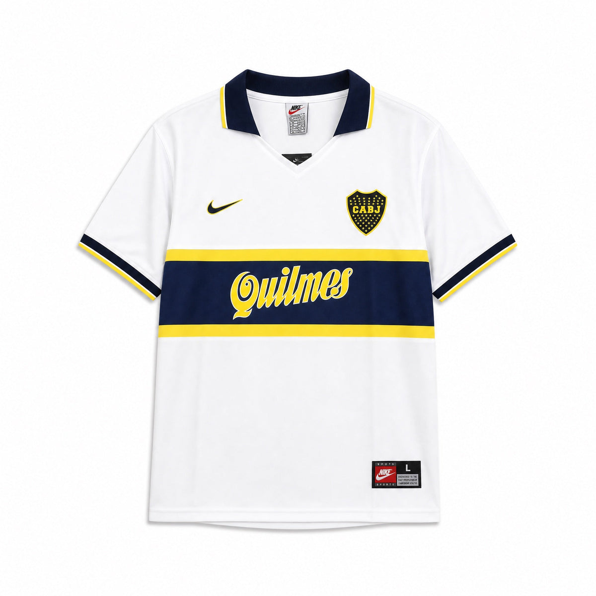Boca Juniors udebanetrøje hvid 1996/97