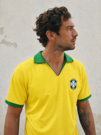 Brasilien Trøje hjemme 1958 VM-sejr - INTET NAVN INTET NUMMER - S