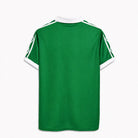 Dettaglio spalla verde jersey vintage Celtic
