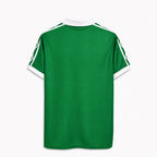Dettaglio spalla verde jersey vintage Celtic
