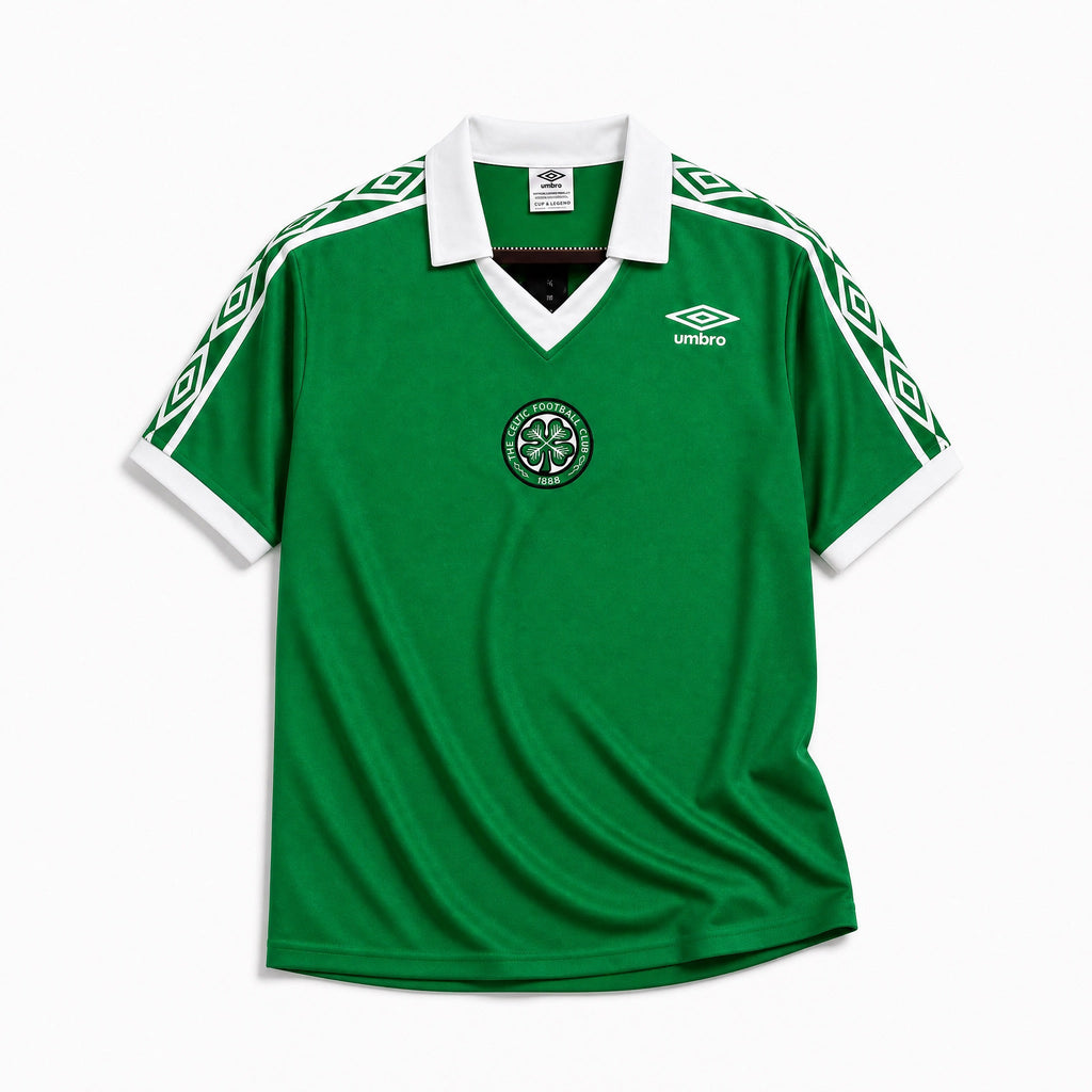 Celtics maglia home 1978/80 verde vintage con colletto bianco

