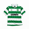 Celtics maglia home 1987/89 verde e bianca stile rétro
