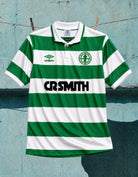 Frontale Celtics jersey home 1987/89 con strisce orizzontali
