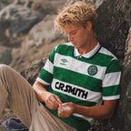 Dettaglio stemma Celtic soccer jersey 1989/91
