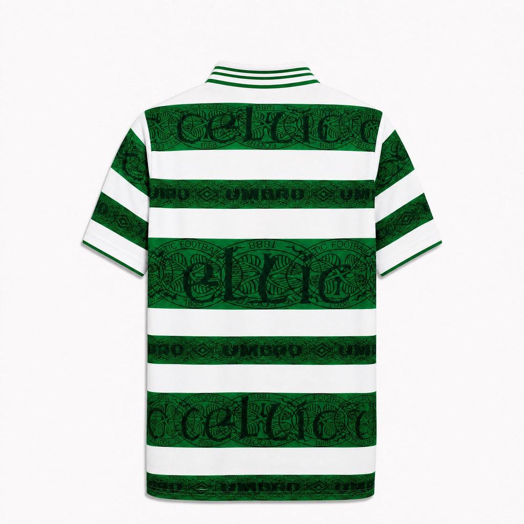 Dettaglio stemma Celtics football shirt 1995/97
