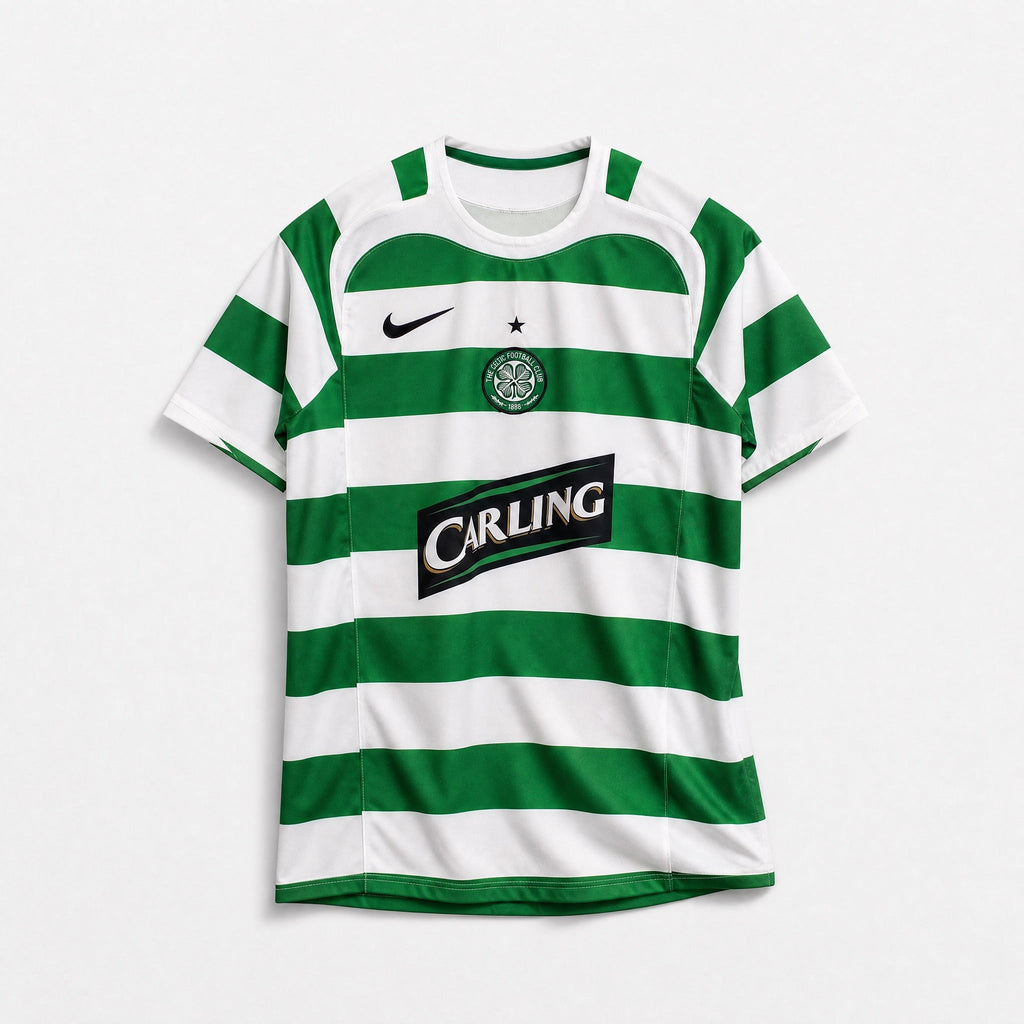 Celtics maglia home 2005/06 verde e bianca stile rétro
