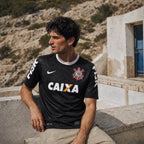 Corinthians Maglia Away 2012 dettaglio maniche e colletto