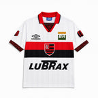 Flamengo maglia away 1995/96 bianca con fascia rosso nera
