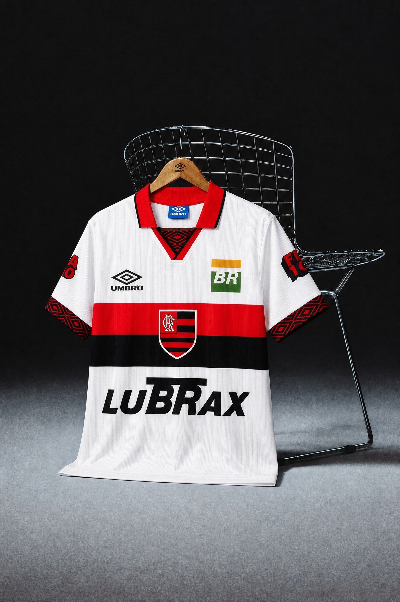 Flamengo away shirt 1995/96 stile calcio brasiliano vintage
