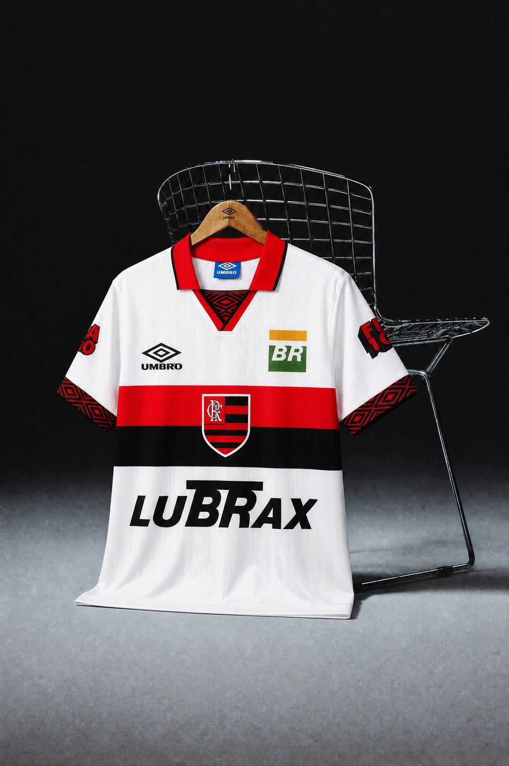 Flamengo away shirt 1995/96 stile calcio brasiliano vintage
