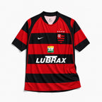 Flamengo home shirt 2003/04 con bande orizzontali rosso nere
