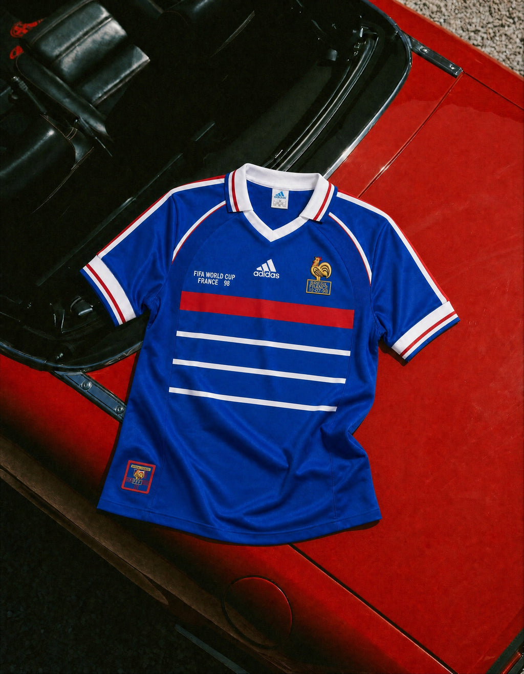 Maillot domicile de la France 1998, victoire en Coupe du monde