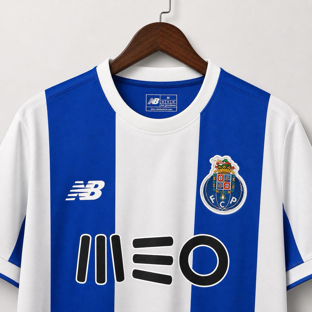 Retro Porto jersey home 2017/18 stile classico europeo