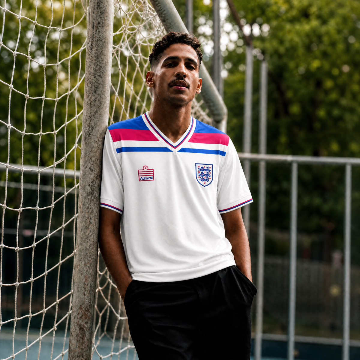 Maillot domicile de l’Angleterre 1980