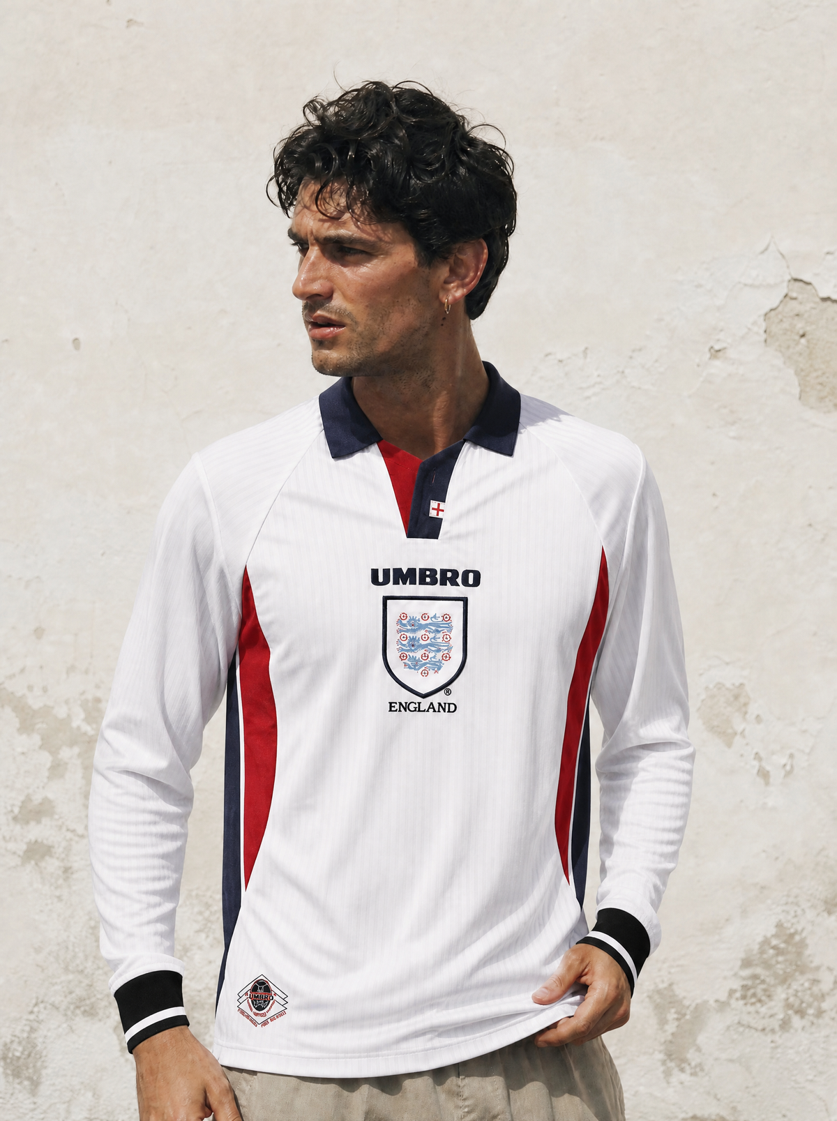 England Trøje Hjemme Langærmet 1998