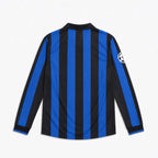 home Inter 1998/99 strisce nerazzurre, colletto a polo e stella dorata.
