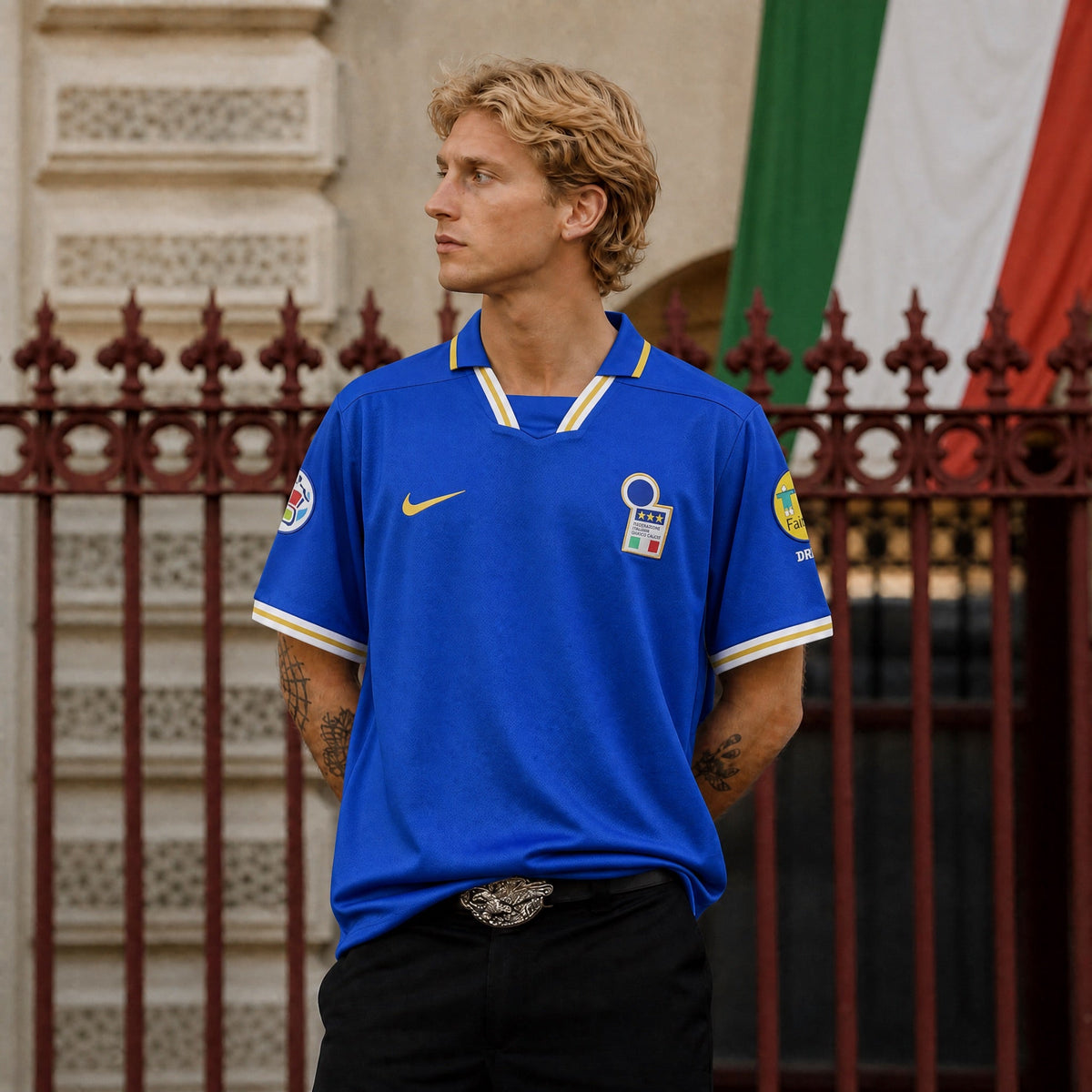Trøje Baggio Italien Hjemme 1996
