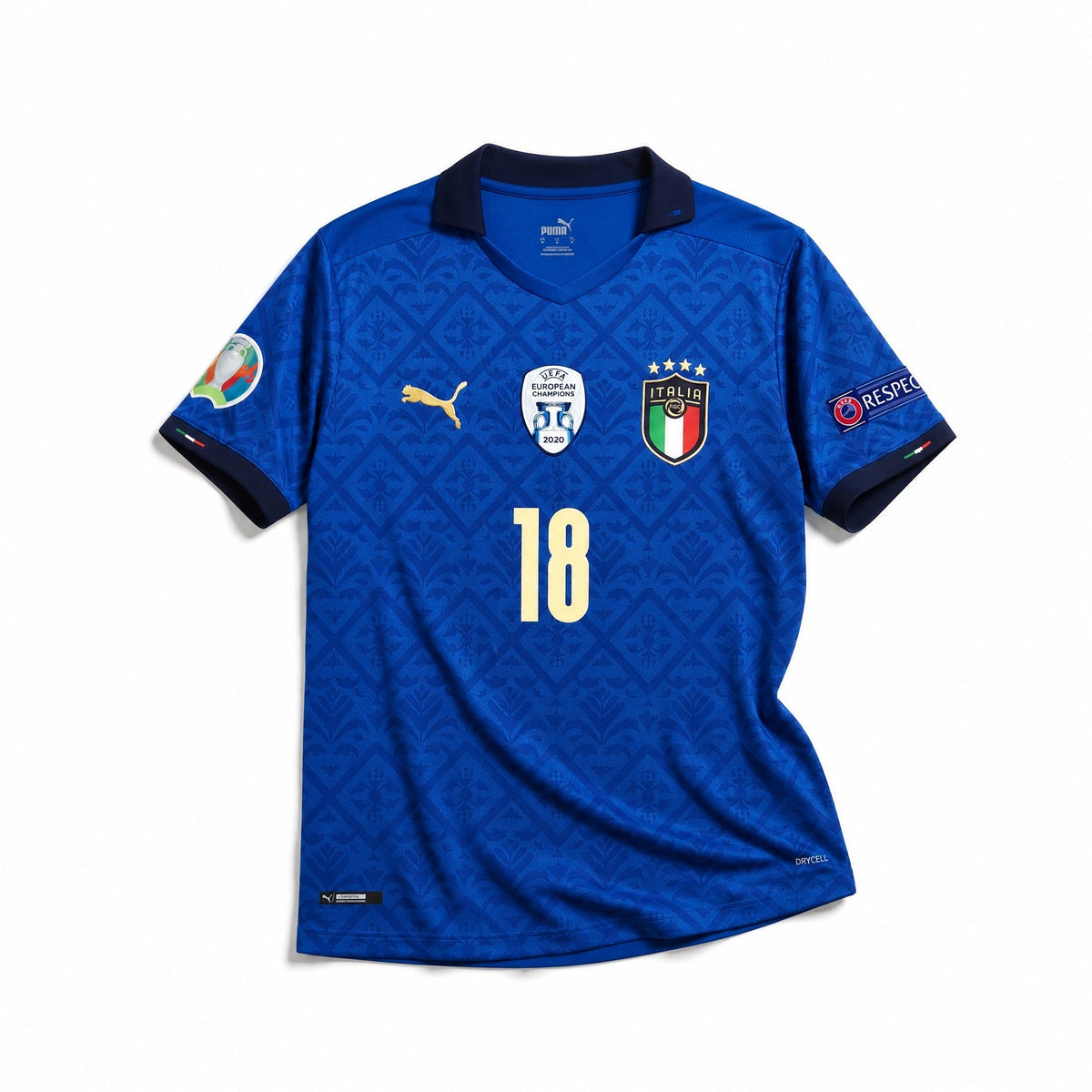 Italien Trøje Hjemme EURO 2020 - Vindere