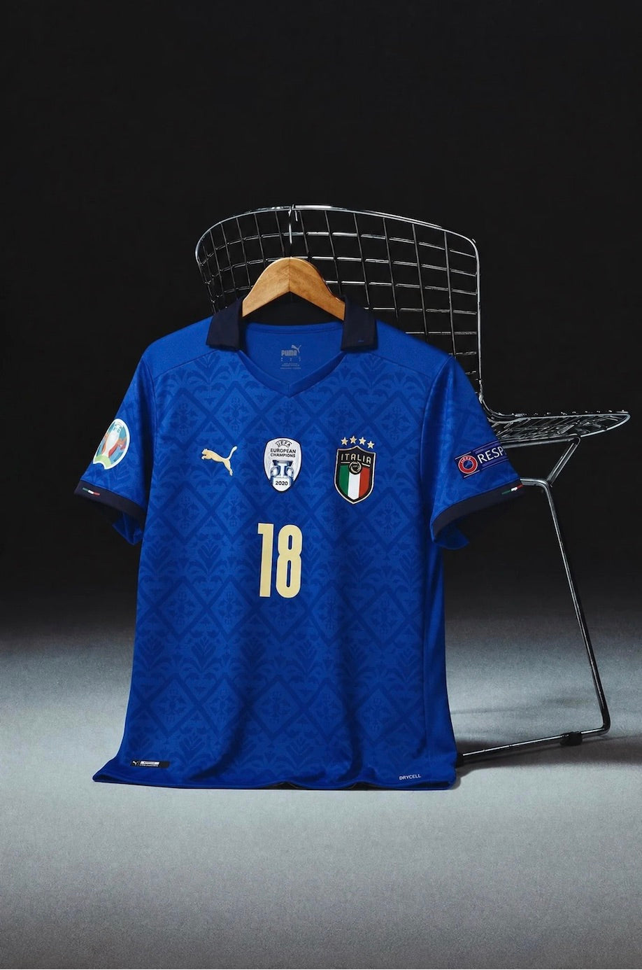 Italien Trøje Hjemme EURO 2020 - Vindere